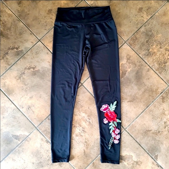 💎HOST PICK💎~ Floral Leggings 💐 - Picture 1 of 3